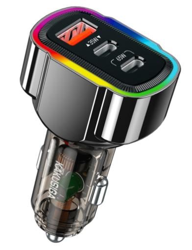 KAKUSIGA KSC-1207 100W three-port (2C1A) car charger