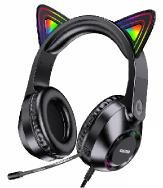 KAKUSIGA KSC-850 glowing cart ear design gaming headphone