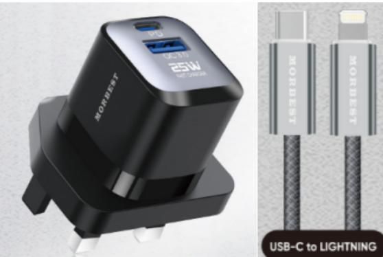 MOREBEST 9804-25CA CL Charger with cable