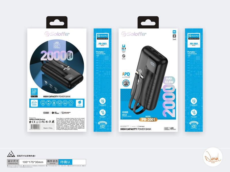 SOLOFFER PB-2001 20000MAH Power bank