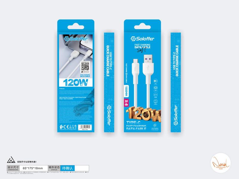 SOLOFFER X-8 SEPERATE PACKING USB data cable