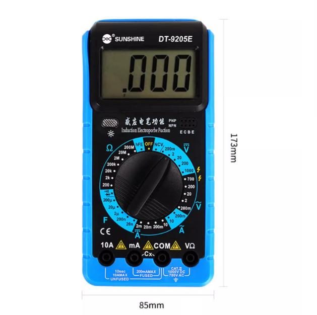 SUNSHINE DT-9205E Digital Multimeter